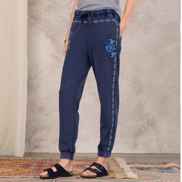 NEW Faded Fields joggers pants Sundance Catalog - Picture 3 of 13